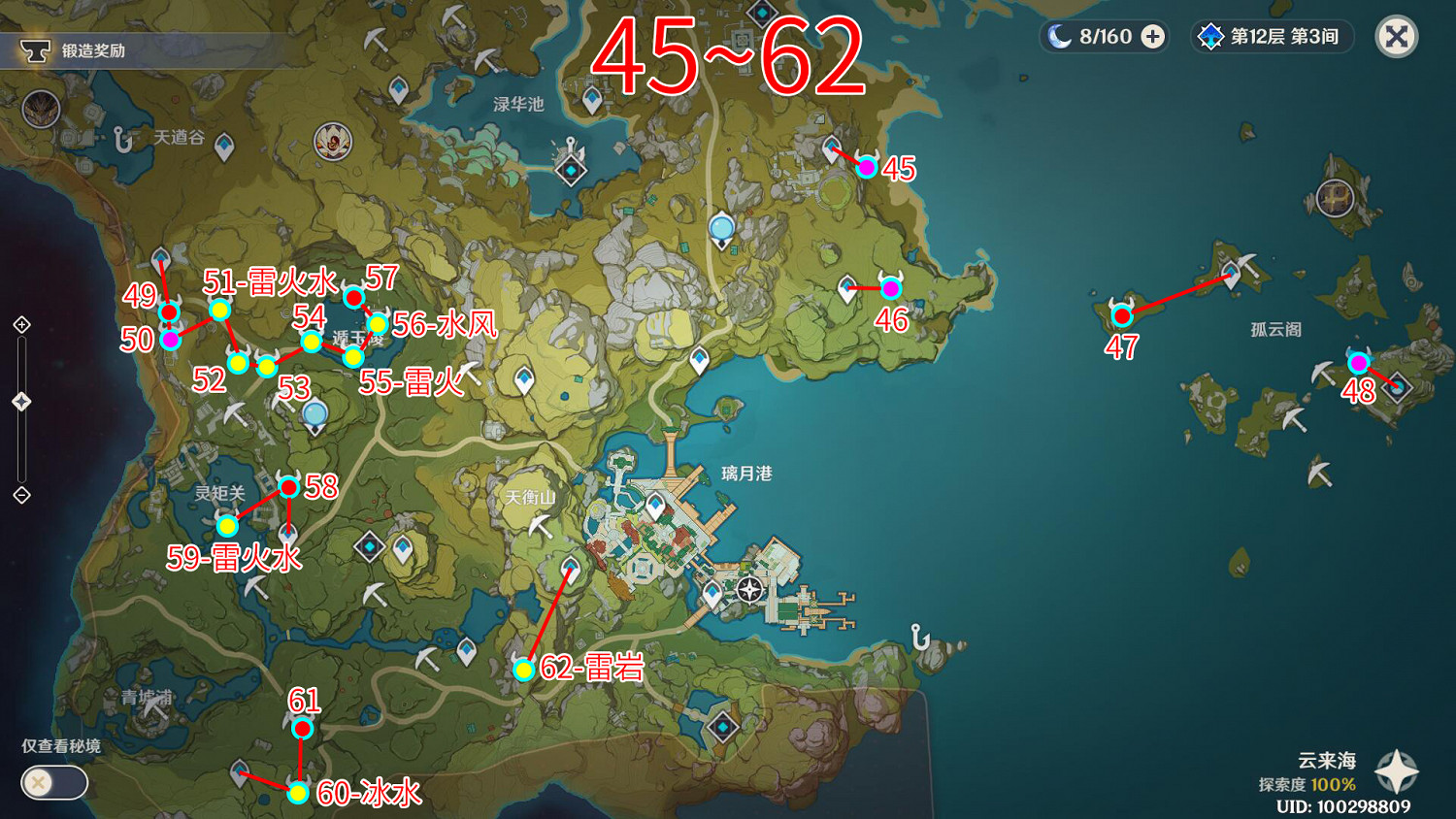 《原神》愚人眾哪裡多？愚人眾討伐路線分享