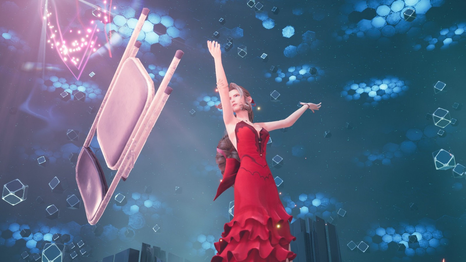 《太空戰士7重製版》PC版折疊椅Mod 愛麗絲笑的好開心 《太空戰士7重製版》PC版折疊椅Mod 愛麗絲笑的好開心