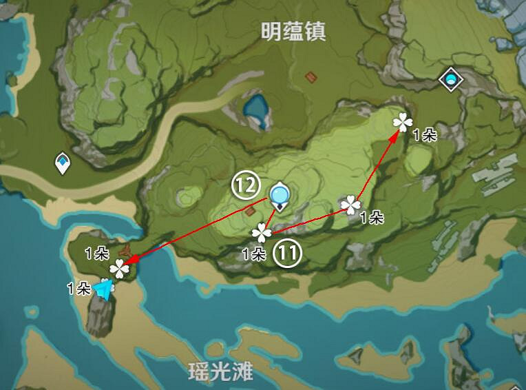 《原神》清心採集點有哪些？清心地圖位置分布一覽