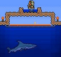 《泰拉瑞亞》水母和鯊魚死亡陷阱解析