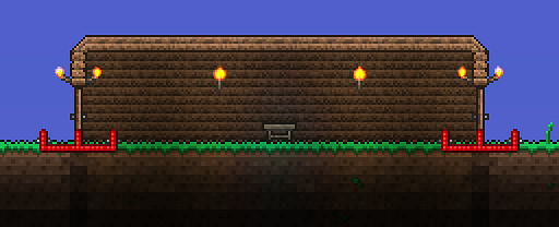 《泰拉瑞亞》自動門構造詳解 《泰拉瑞亞》自動門構造詳解