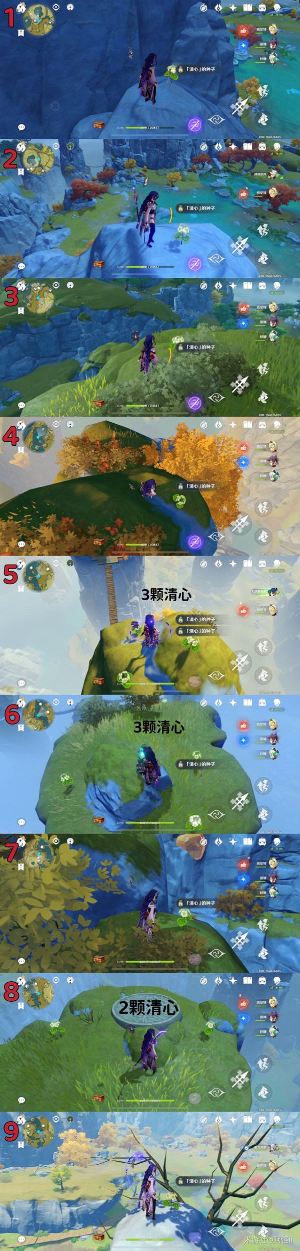 《原神》清心如何快速收集?快速收集清心路線介紹 《原神》清心如何快速收集?快速收集清心路線介紹