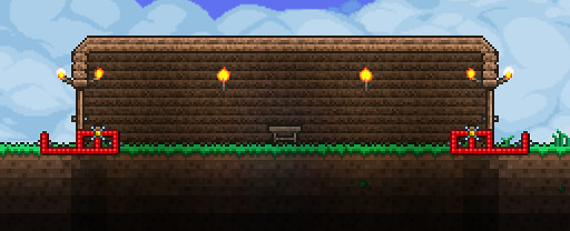 《泰拉瑞亞》自動門構造詳解 《泰拉瑞亞》自動門構造詳解