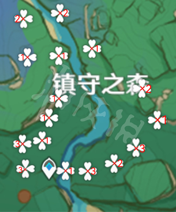 《原神》孔雀木哪裡最多？孔雀木採集路線推薦