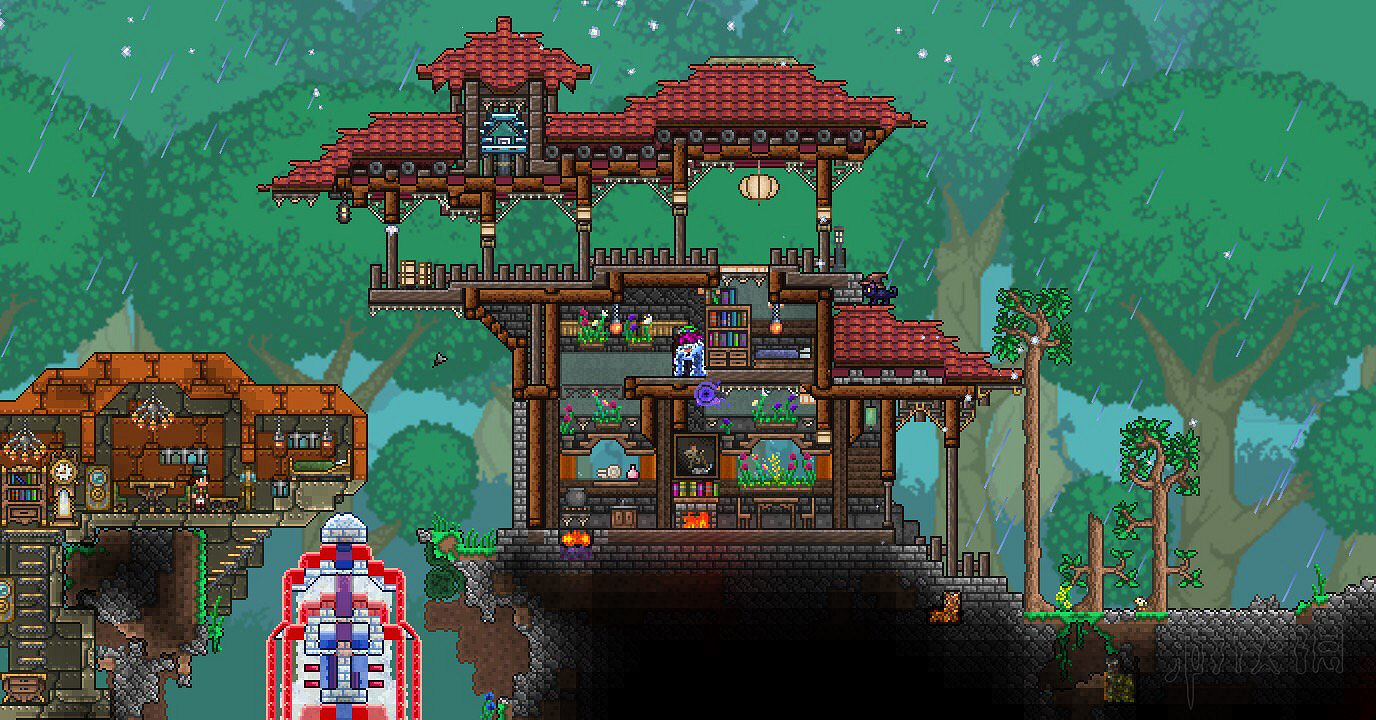 《泰拉瑞亞》好看的建築房子構造匯總 精美建築設計圖一覽