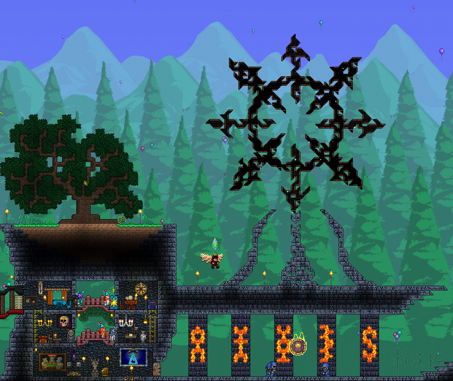 《泰拉瑞亞》好看的建築房子構造匯總 精美建築設計圖一覽