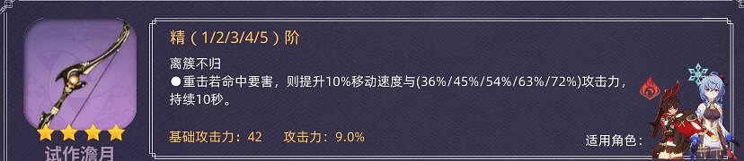 《原神》新手武器選擇什麽好？新手武器弓箭推薦