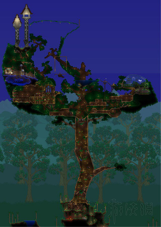 《泰拉瑞亞》好看的建築房子構造匯總 精美建築設計圖一覽