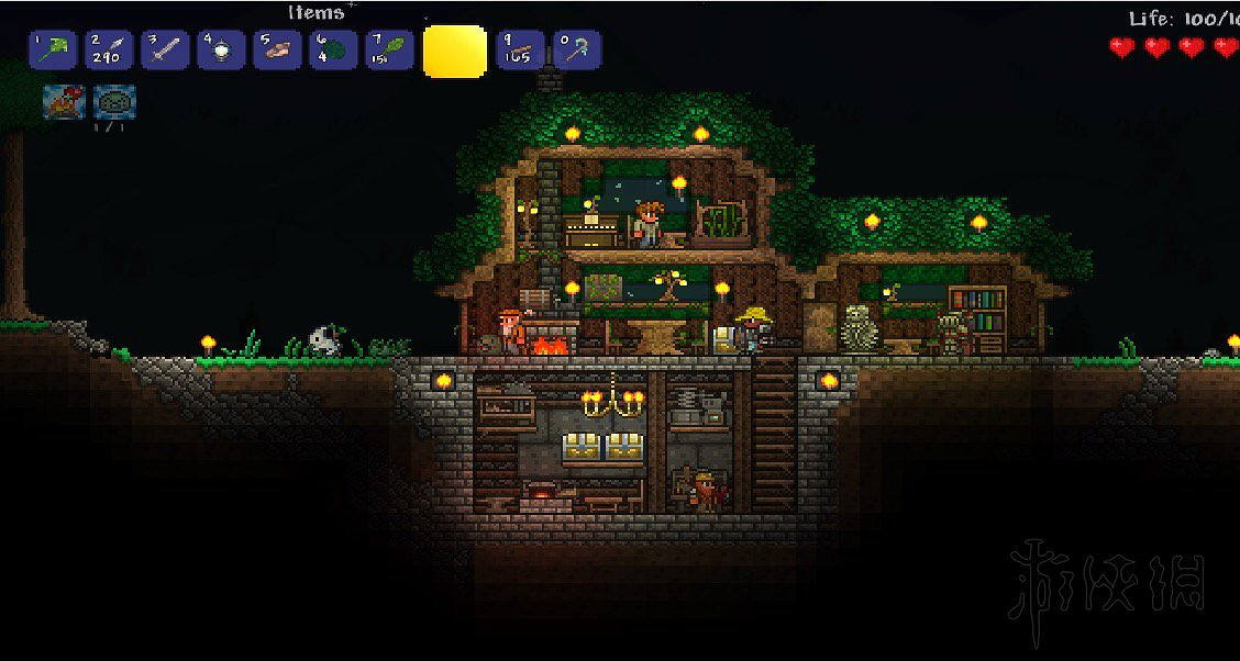 《泰拉瑞亞》好看的建築房子構造匯總 精美建築設計圖一覽