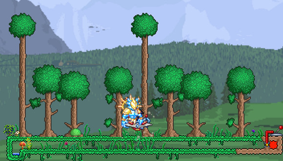 《泰拉瑞亞》怎麽快速收割樹木和種植樹木？快速收割樹木和種植樹木技巧