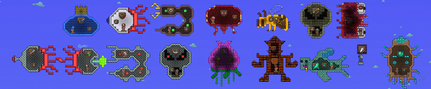 《泰拉瑞亞》好看的建築房子構造匯總 精美建築設計圖一覽