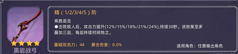 《原神》新手武器選擇什麽好？新手武器弓箭推薦