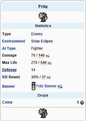 《泰拉瑞亞》日食怪物圖文解析及出處