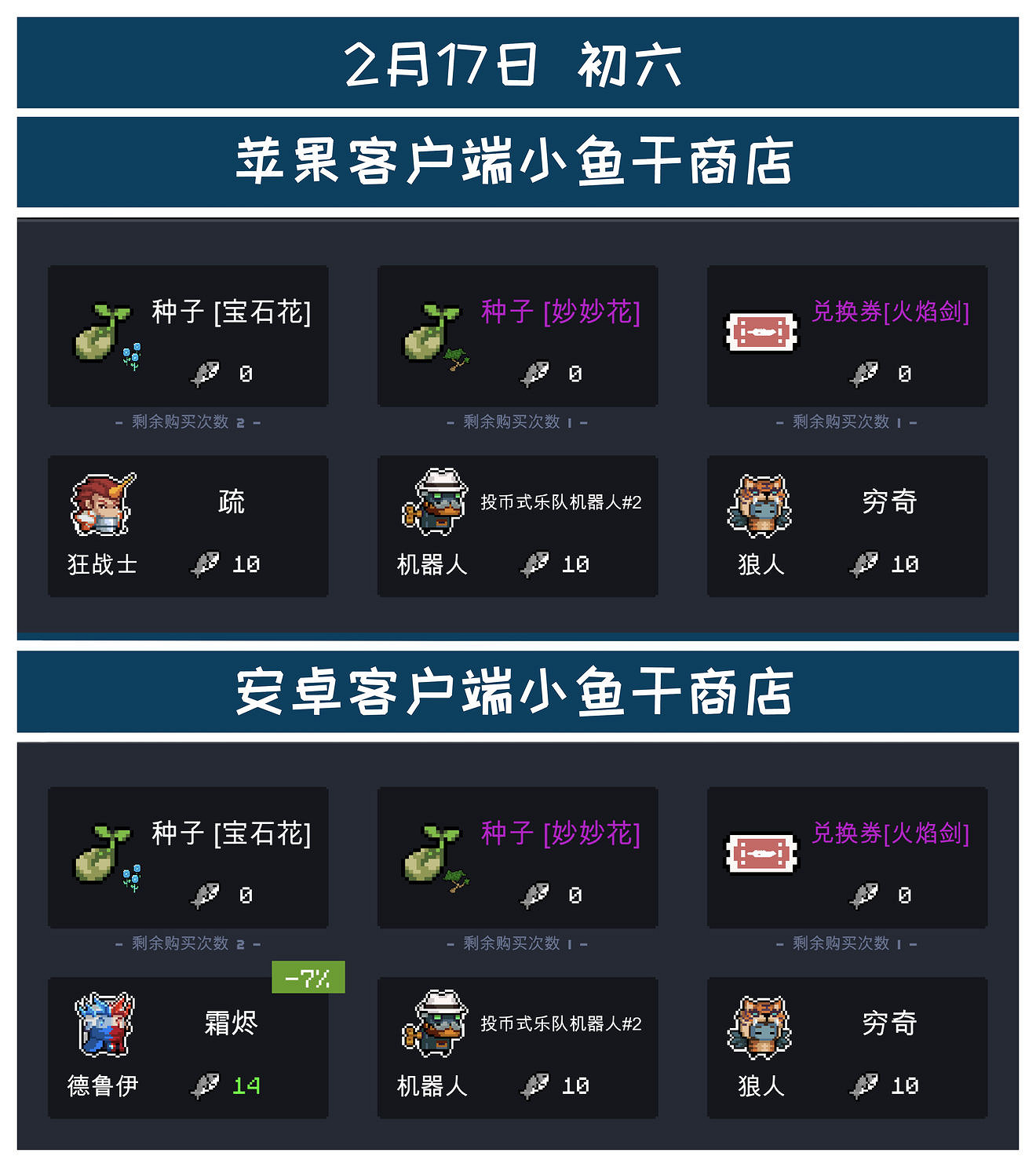 《元氣騎士》小魚幹商店春節新增 春節小魚幹商店有什麽東西 《元氣騎士》小魚幹商店春節新增 春節小魚幹商店有什麽東西