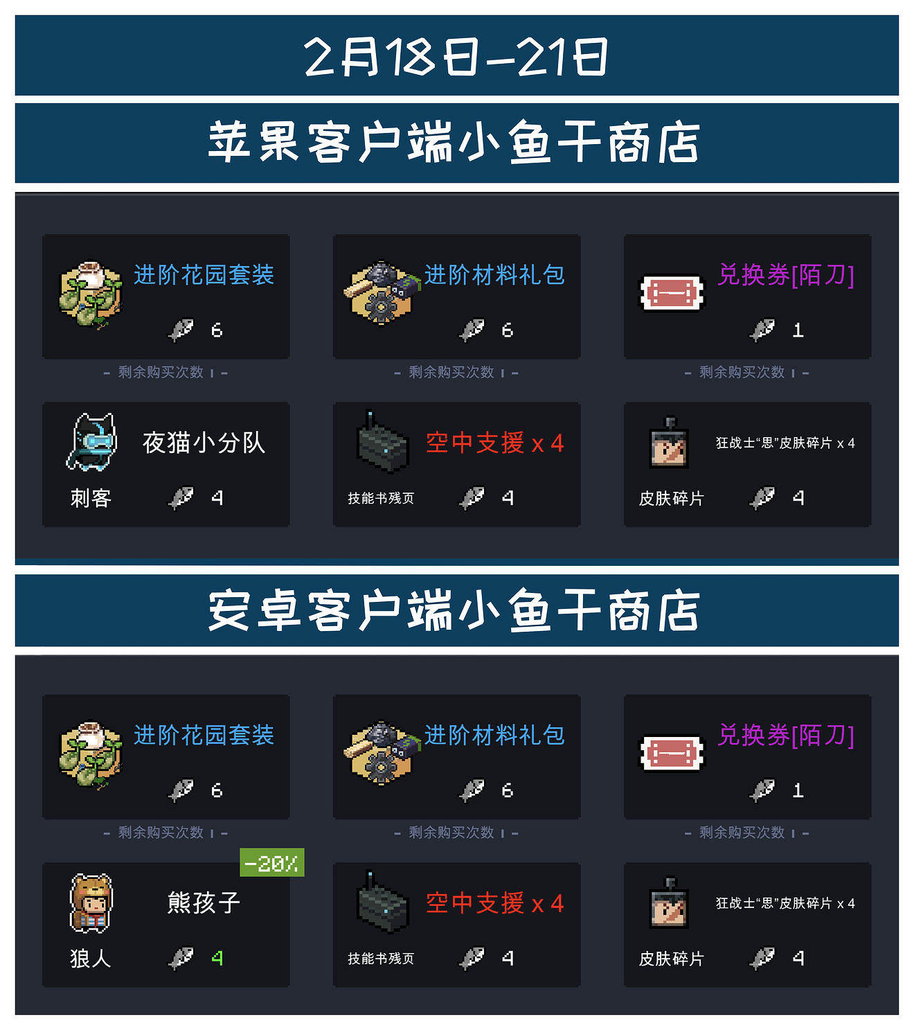 《元氣騎士》小魚幹商店春節新增 春節小魚幹商店有什麽東西 《元氣騎士》小魚幹商店春節新增 春節小魚幹商店有什麽東西