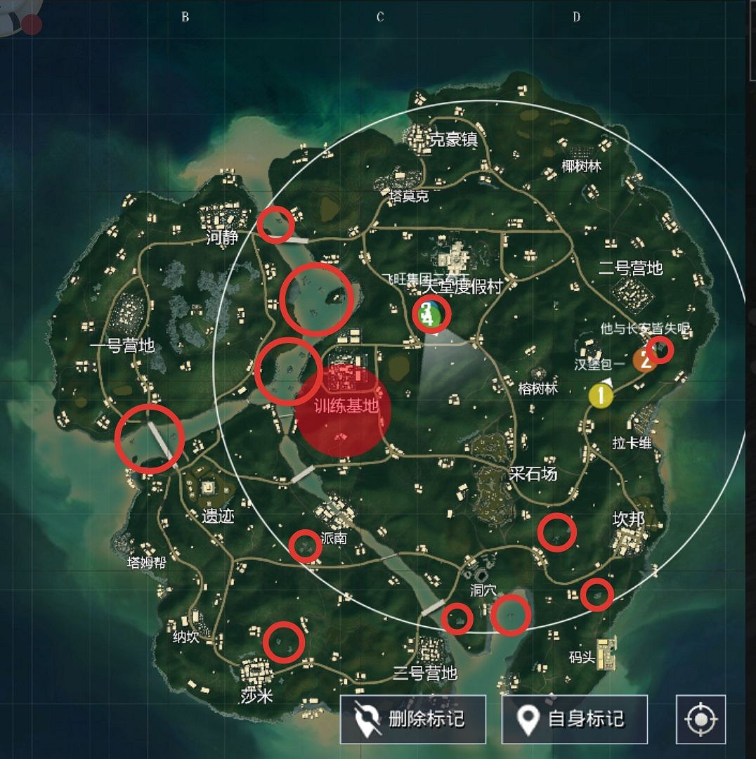 《和平精英》怎麽苟進決賽圈 雨林圖最強苟分點分享 《和平精英》怎麽苟進決賽圈 雨林圖最強苟分點分享