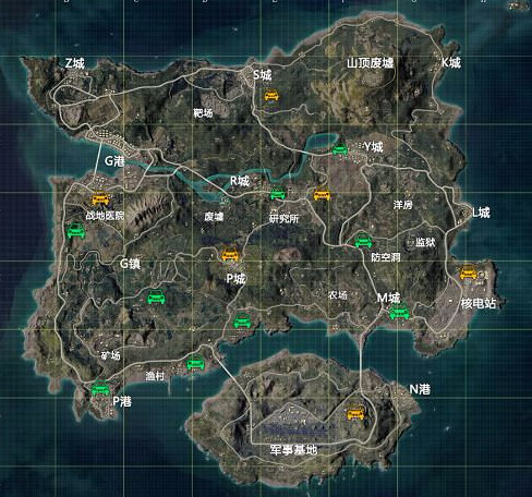 《和平精英》極限追獵模式刷車點分享 極限追獵模式刷車點在哪