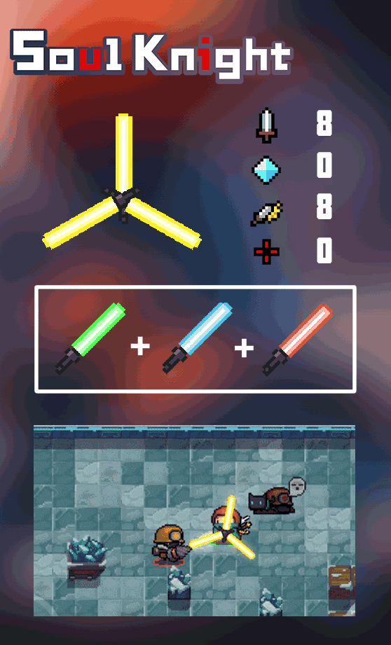 《元氣騎士》2019暑假版本新合成武器介紹 新版本強力藥水一覽