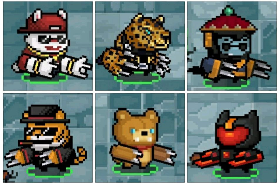 《元氣騎士》狼人皮膚特效一覽 狼人全皮膚特效對比