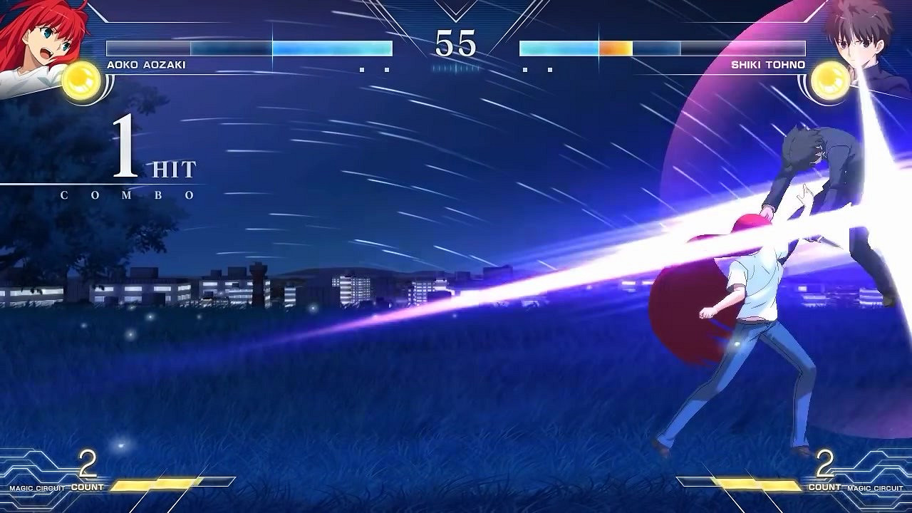 新《月姬格鬥》蒼崎青子vs遠野誌貴實機展示