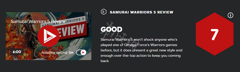 《戰國無雙5》ign評分高嗎?ign評分與評價分享 《戰國無雙5》ign評分高嗎?ign評分與評價分享