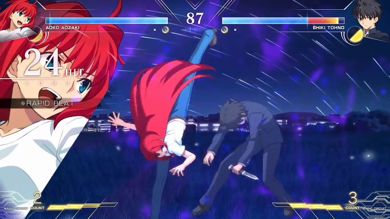 新《月姬格鬥》蒼崎青子vs遠野誌貴實機展示