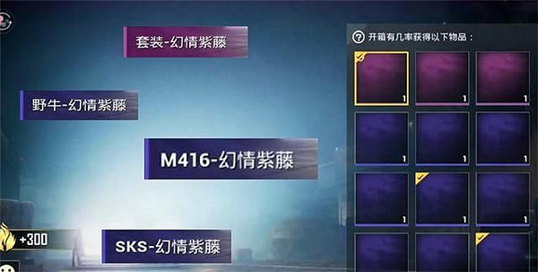 《和平精英》幻情紫藤皮膚情報分享 幻情紫藤好看嗎