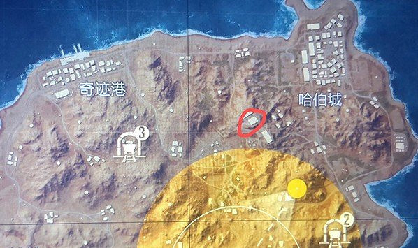 《和平精英》黃金島寫名字的牆在哪 黃金島寫名字的牆位置介紹