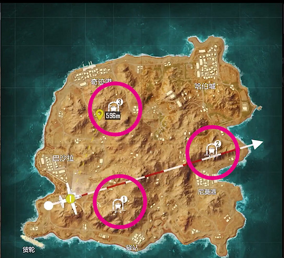 《和平精英》黃金島礦機在哪 黃金島礦機位置分享