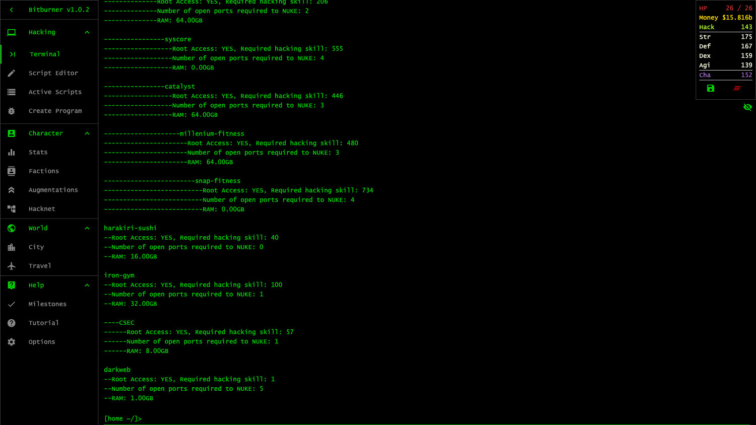 《Bitburner》收獲好評如潮 在遊戲裡寫程式碼升級 《Bitburner》收獲好評如潮 在遊戲裡寫程式碼升級