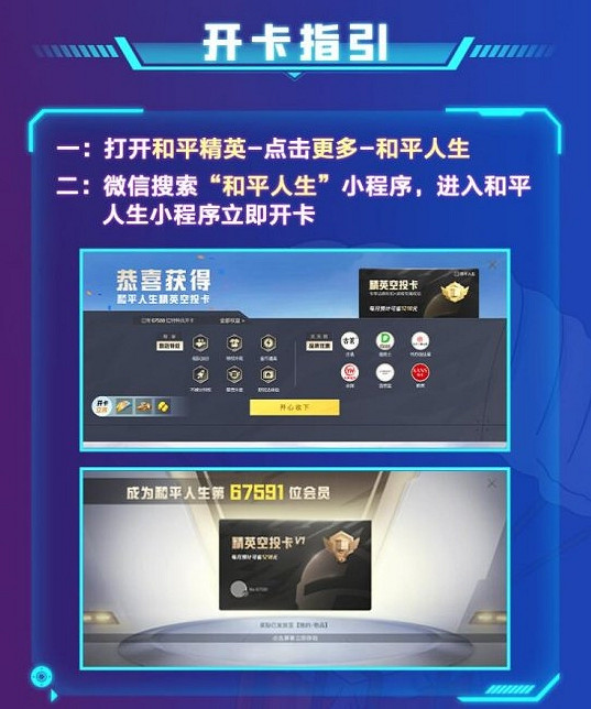 《和平精英》空投卡是什麽 特種兵福利空投卡介紹