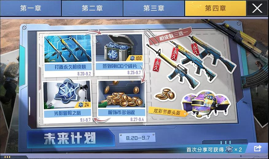 《和平精英》未來計劃活動介紹 未來計劃玩法獎勵一覽