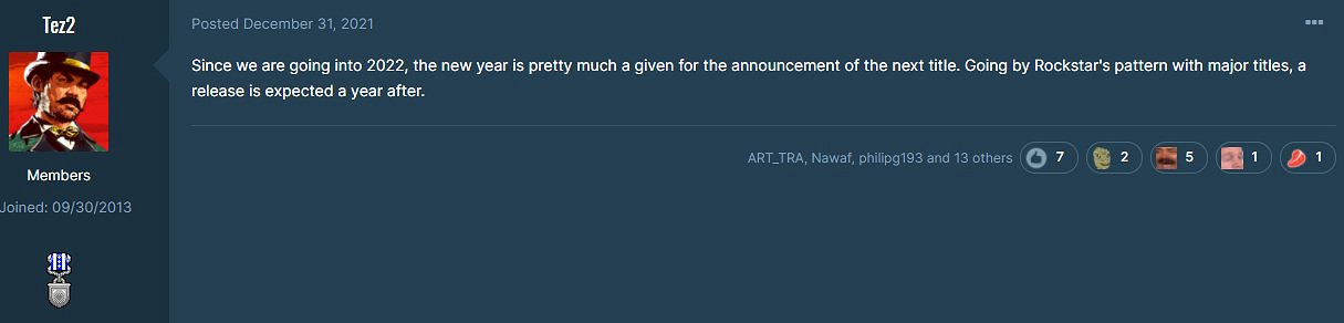R星被曝在今年公開一款大作 或在明年發售 R星被曝在今年公開一款大作 或在明年發售