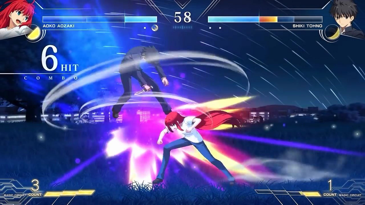 新《月姬格鬥》蒼崎青子vs遠野誌貴實機展示