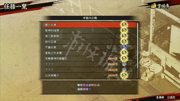 《戰國無雙5》圖文攻略：全劇情流程+全任務+全角色+全武器+全閃技+全任務+打鐵鋪+雜貨店+模式介紹+操作介紹+遊戲要點