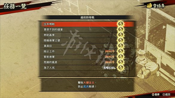 《戰國無雙5》圖文攻略：全劇情流程+全任務+全角色+全武器+全閃技+全任務+打鐵鋪+雜貨店+模式介紹+操作介紹+遊戲要點