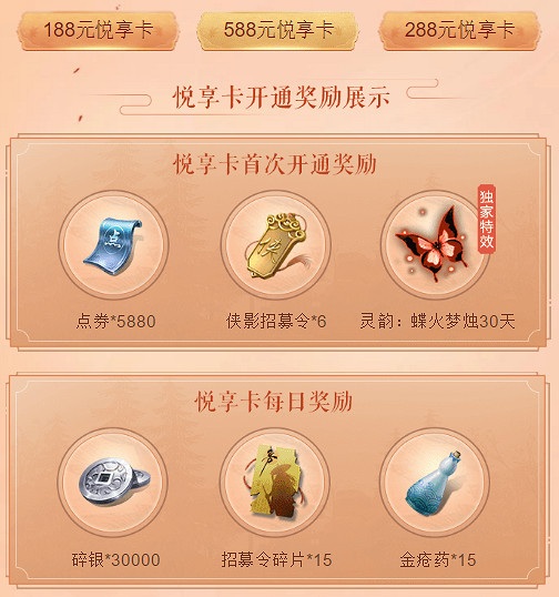 《天涯明月刀手遊》心悅福利有哪些 心悅福利介紹