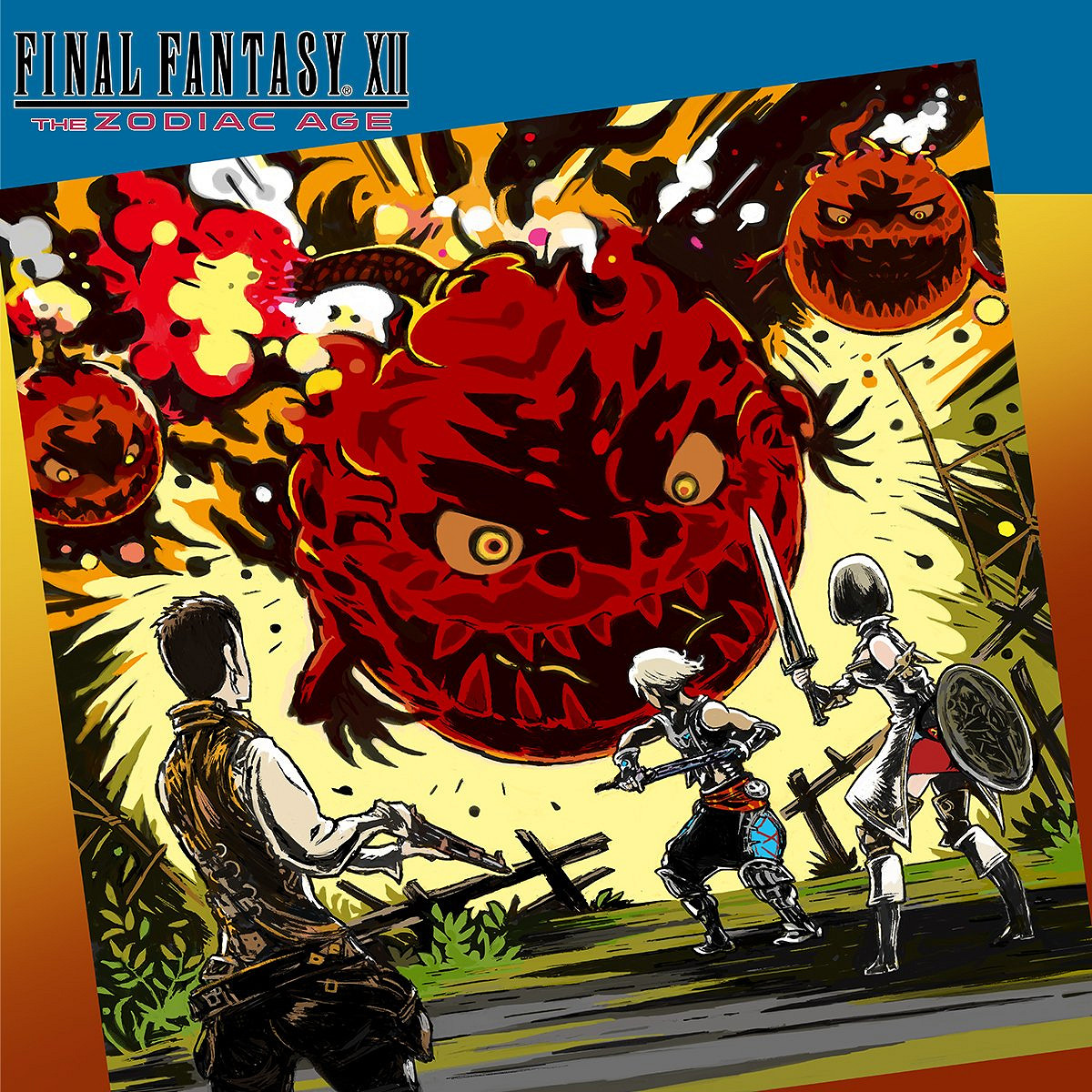 畫風突變！《太空戰士12》美工分享火球Boss戰插畫