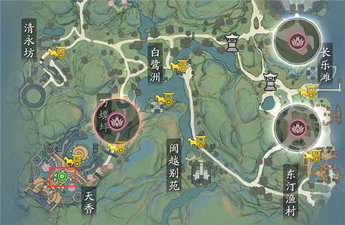 《天涯明月刀手遊》天香弟子在哪裡 天香弟子位置介紹 《天涯明月刀手遊》天香弟子在哪裡 天香弟子位置介紹