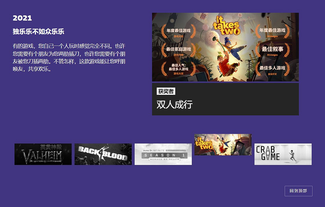 Steam大獎獲獎名單公布 《惡靈古堡8》獲年度遊戲 Steam大獎獲獎名單公布 《惡靈古堡8》獲年度遊戲