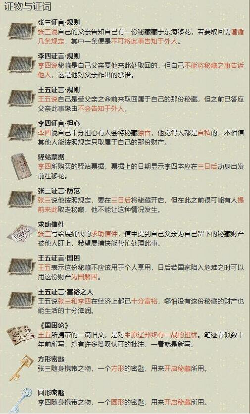 《天涯明月刀手遊》先人密藏案件怎麽破 先人密藏案件攻略 《天涯明月刀手遊》先人密藏案件怎麽破 先人密藏案件攻略