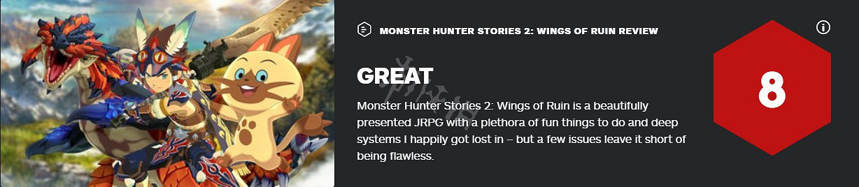 《魔物獵人物語2》ign評分怎麽樣?ign評分與評測分享 《魔物獵人物語2》ign評分怎麽樣?ign評分與評測分享