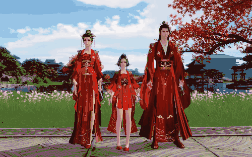 《天涯明月刀手遊》心王紅鸞殿時裝怎麽樣 新時裝心王紅鸞殿全體型外觀一覽