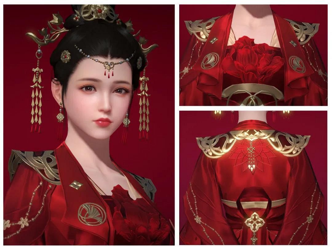 《天涯明月刀手遊》心王紅鸞殿時裝怎麽樣 新時裝心王紅鸞殿全體型外觀一覽