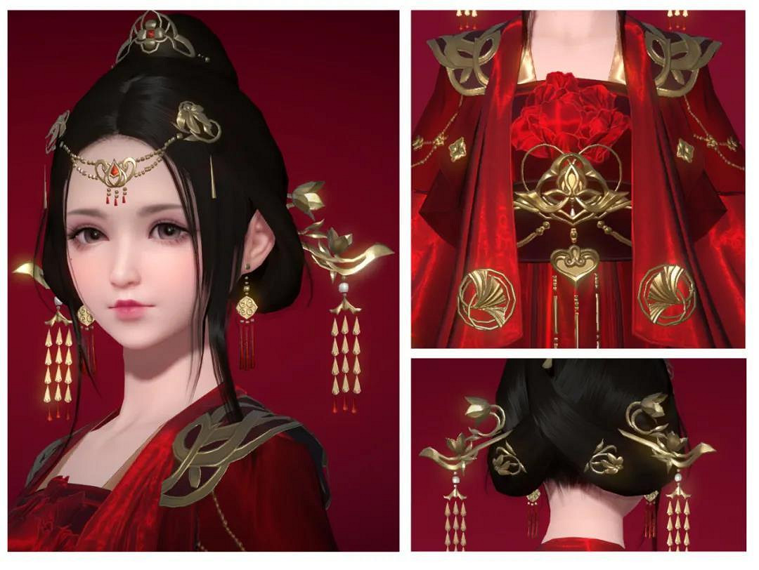 《天涯明月刀手遊》心王紅鸞殿時裝怎麽樣 新時裝心王紅鸞殿全體型外觀一覽