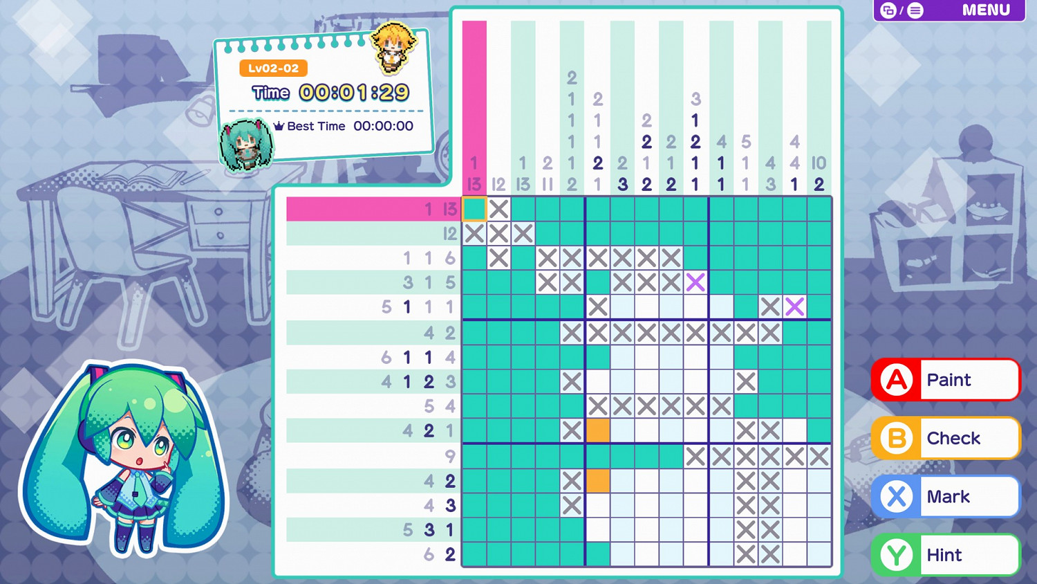 益智遊戲《初音未來邏輯繪畫S》本月19日登陸Xbox和PC