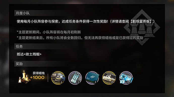 《明日方舟》月度小隊介紹 內建戰略傀影與猩紅孤鑽新模式月度小隊