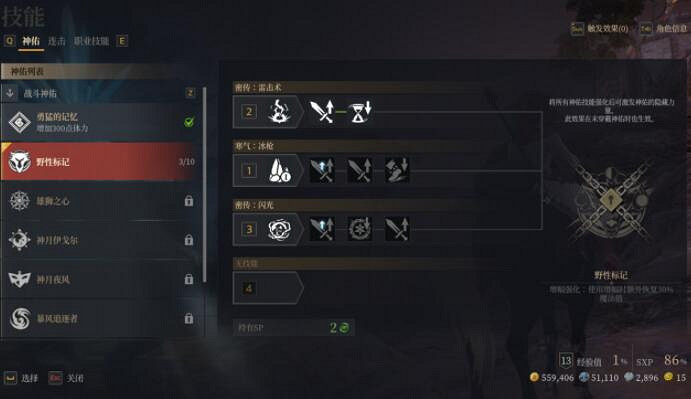 《神佑釋放》技能怎麽提升？技能系統介紹