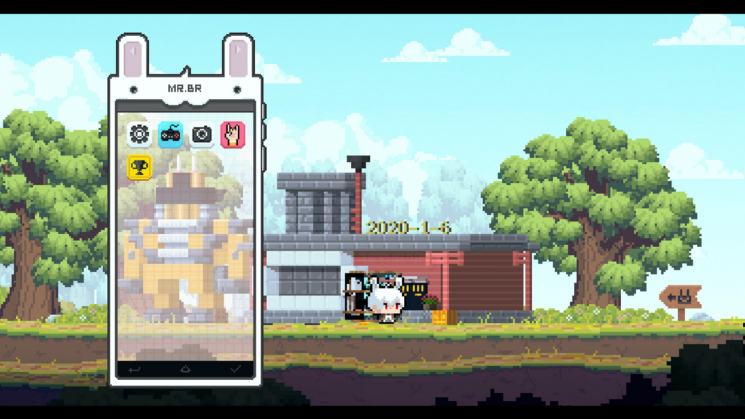 平台遊戲《爆破兔頭2D》上架Steam 免費試玩Demo同時上線 平台遊戲《爆破兔頭2D》上架Steam 免費試玩Demo同時上線