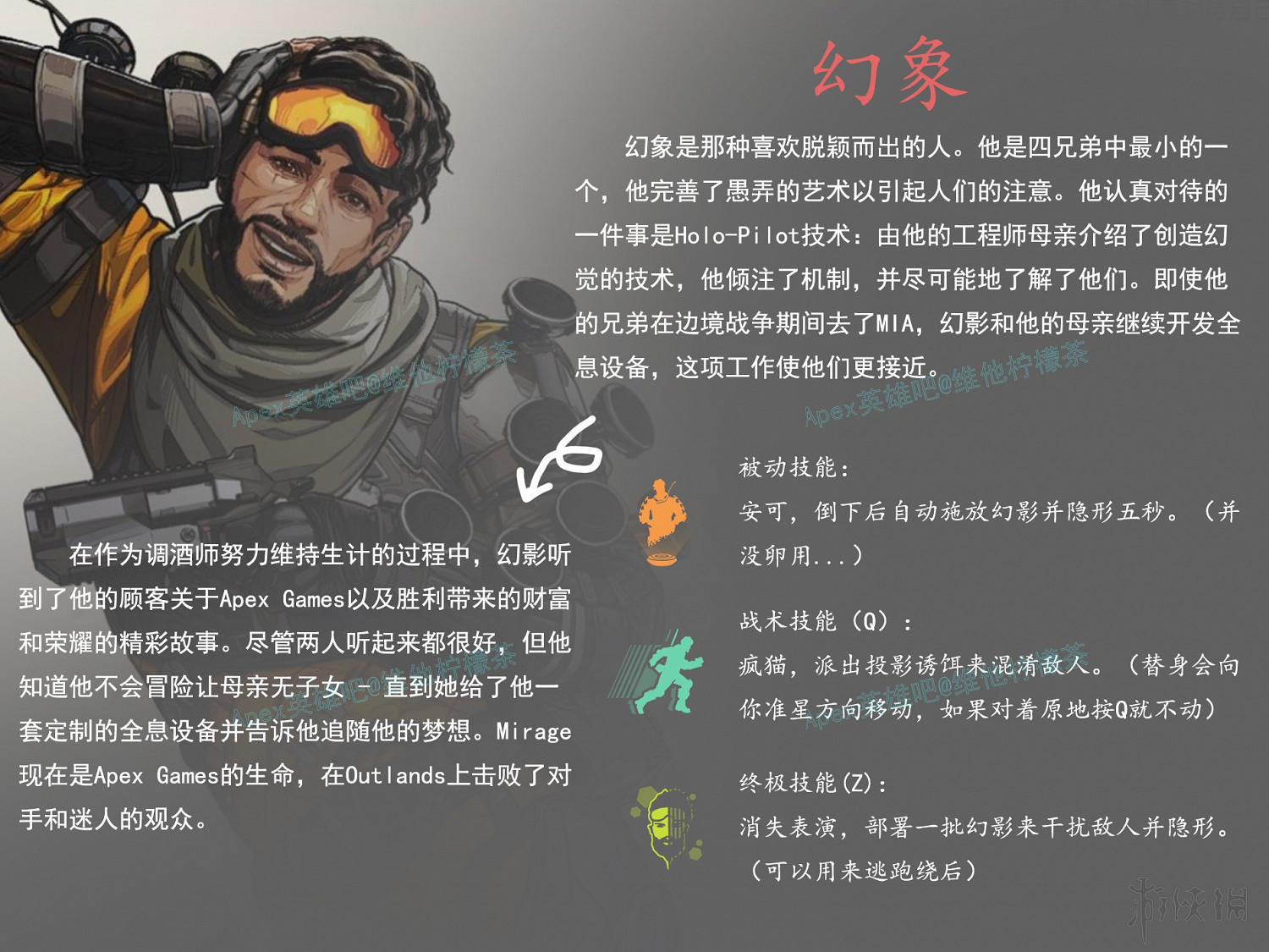 《Apex英雄》角色大全 全英雄背景故事及技能圖鑒匯總